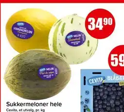 Spar Sukkermeloner hele, NOK 34.9 tilbud