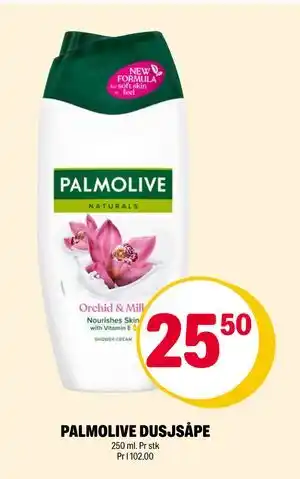 Coop Extra PALMOLIVE DUSJSÅPE, NOK 25.5 tilbud