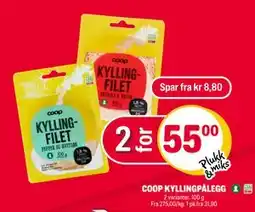Coop Extra COOP KYLLINGPÅLEGG, NOK 55 tilbud