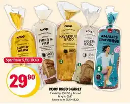 Coop Extra COOP BRØD SKÅRET, NOK 29.9 tilbud