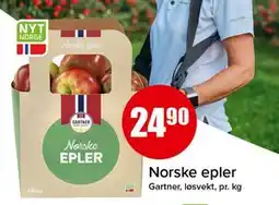 Spar Norske epler, NOK 24.9 tilbud