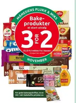 Joker Bakeprodukter tilbud