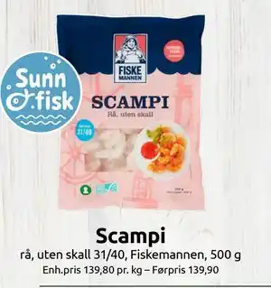 Joker Scampi, NOK 69.9 tilbud