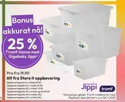 Gigaboks Alt fra Store it oppbevaring, Medlemspris tilbud