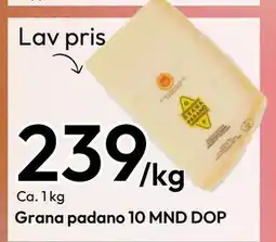 Gigaboks Grana padano 10 MND DOP, NOK 239 tilbud