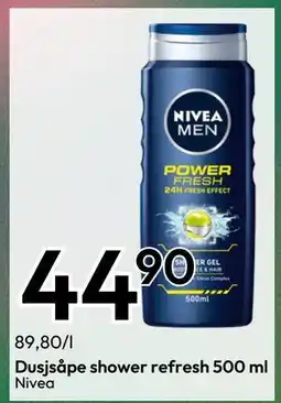 Gigaboks Dusjsåpe shower refresh 500 ml, NOK 44.9 tilbud