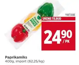 Meny Paprikamiks, NOK 24.9 tilbud
