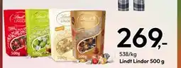 Gigaboks Lindt Lindor 500 g., NOK 269 tilbud