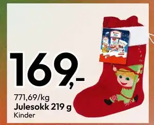 Gigaboks Julesokk 219 g, NOK 169 tilbud
