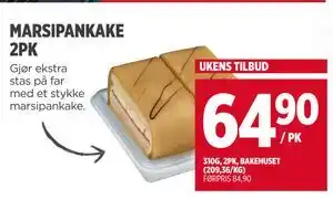 Meny MARSIPANKAKE 2PK, NOK 64.9 tilbud