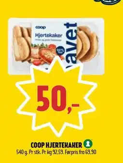Coop Prix COOP HJERTEKAKER, NOK 50 tilbud