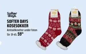 SOFTER DAYS KOSESOKKER, NOK 59.9
