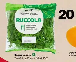 Matkroken Coop ruccola, NOK 20 tilbud