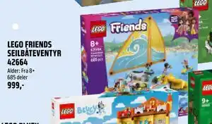 LEGO FRIENDS SEILBÅTEVENTYR 42664, NOK 999