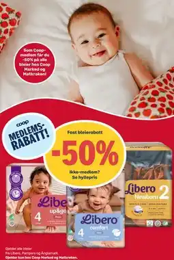 Matkroken alle bleier fra Libero, Pampers og Änglamark tilbud