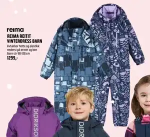REIMA REITIT VINTERDRESS BARN, NOK 1299