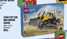 Coop Obs LEGO CITY GUL BULLDOSER 60466, NOK 829 tilbud