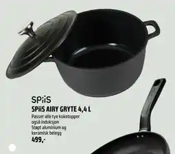 Coop Obs SPiiS AIRY GRYTE 4,4 L, NOK 499 tilbud