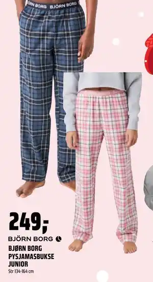 Coop Obs BJØRN BORG PYSJAMASBUKSE JUNIOR, NOK 249 tilbud