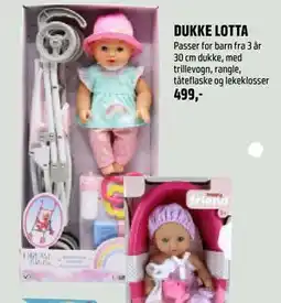Coop Obs DUKKE LOTTA, NOK 499 tilbud