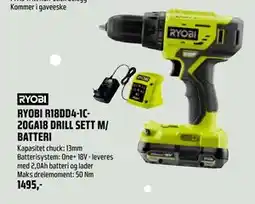 Coop Obs DRILL SETT M/ BATTERI, NOK 1495 tilbud