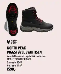 Coop Obs NORTH PEAK PIGGSTØVEL SVARTISEN, NOK 1590 tilbud