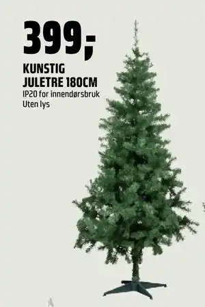 Coop Obs KUNSTIG JULETRE 180CM, NOK 399 tilbud