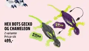 Coop Obs HEX BOTS GECKO OG CHAMELEON, NOK 499 tilbud