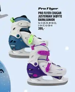 Coop Obs PRO FLYER COUGAR JUSTERBAR SKØYTE BARN/JUNIOR, NOK 399 tilbud