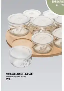 Coop Obs NORGESGLASSET TACOSETT, NOK 899 tilbud