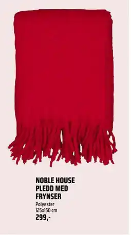 Coop Obs NOBLE HOUSE PLEDD MED FRYNSER, NOK 299 tilbud