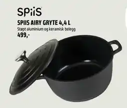 Coop Obs SPIIS AIRY GRYTE 4,4 L, NOK 499 tilbud