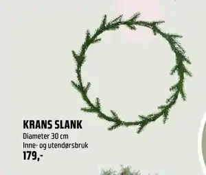 Coop Obs KRANS SLANK, NOK 179 tilbud