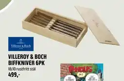 Coop Obs VILLEROY & BOCH BIFFKNIVER 6PK, NOK 499 tilbud