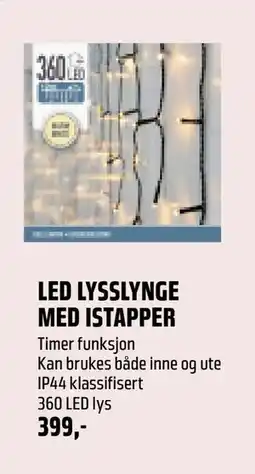 Coop Obs LED LYSSLYNGE MED ISTAPPER, NOK 399 tilbud