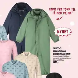 Coop Obs REIMA TIENOO VINTERDRESS BARN, NOK 1099 tilbud