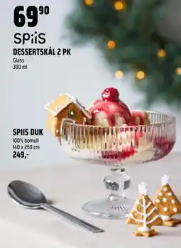 Coop Obs DESSERTSKÅL 2 PK, NOK 69.9 tilbud