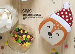 Coop Obs SPIIS GLASSKRUKKE, NOK 59.9 tilbud