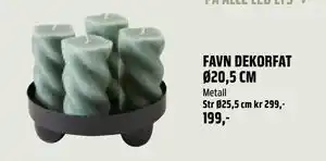 Coop Obs FAVN DEKORFAT Ø20,5 CM tilbud