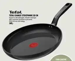 Coop Obs TEFAL CHANGE STEKEPANNE 28 CM, NOK 369 tilbud