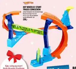 Coop Obs HOT WHEELS STUNT TRACKS CORKSCREW, NOK 299 tilbud