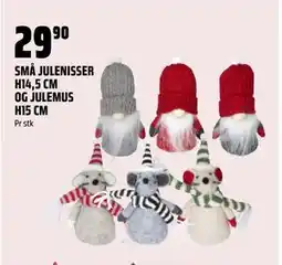 Coop Obs SMÅ JULENISSER H14,5 CM OG JULEMUS H15 CM, NOK 29.9 tilbud