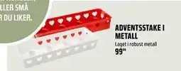 Coop Obs ADVENTSSTAKE I METALL, NOK 99.9 tilbud