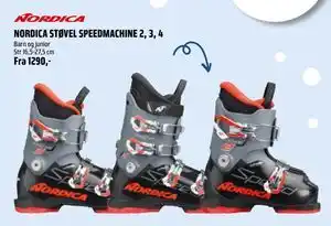 Coop Obs NORDICA STØVEL SPEEDMACHINE 2, 3, 4 tilbud
