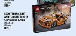 Coop Obs LEGO TECHNIC FAST AND FURIOUS TOYOTA SUPRA MK4 42204, NOK 829 tilbud