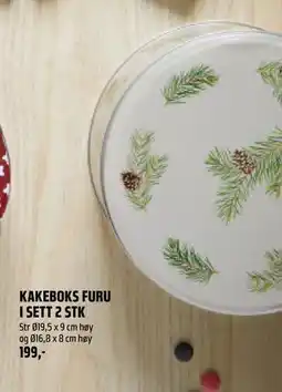 Coop Obs KAKEBOKS FURU I SETT 2 STK, NOK 199 tilbud