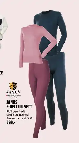 JANUS 2-DELT ULLSETT, NOK 699