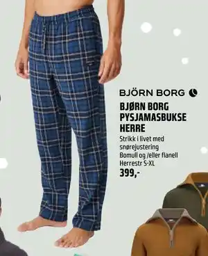 Coop Obs BJØRN BORG PYSJAMASBUKSE HERRE, NOK 399 tilbud