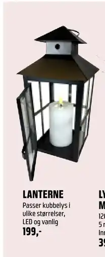 Coop Obs LANTERNE, NOK 199 tilbud