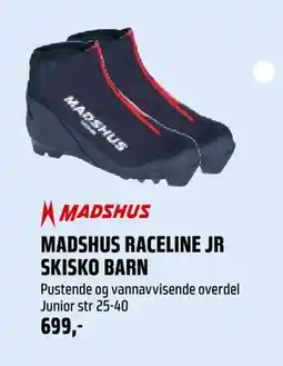 Coop Obs MADSHUS RACELINE JR SKISKO BARN, NOK 699 tilbud